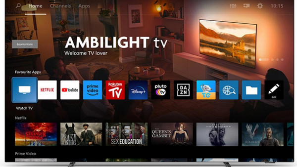 Philips 65OLED769 Smart Τηλεόραση 65" 4K UHD OLED HDR: Ambilight: Μια μοναδική εμπειρία θέασης