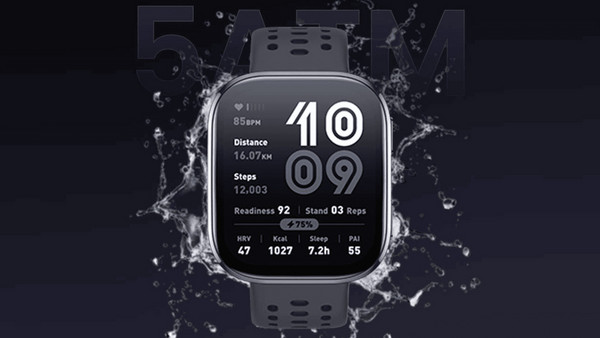 Amazfit Bip 6 Red: Αδιάβροχο για κάθε περίσταση