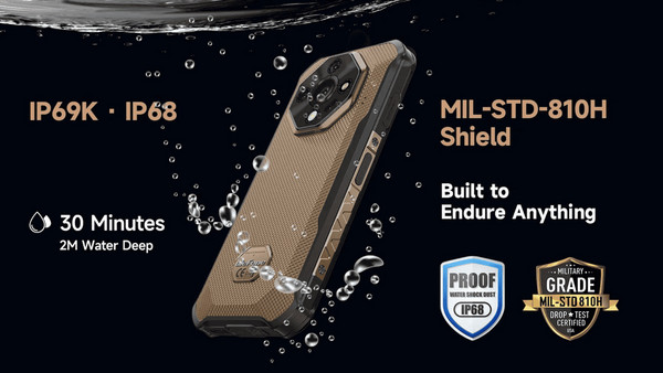 Ulefone Armor X16 Pro 8GB 256GB: Ανθεκτικός σχεδιασμός