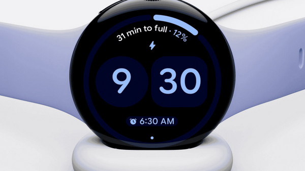 Google Pixel Watch 4 45mm Obsidian: Οθόνη