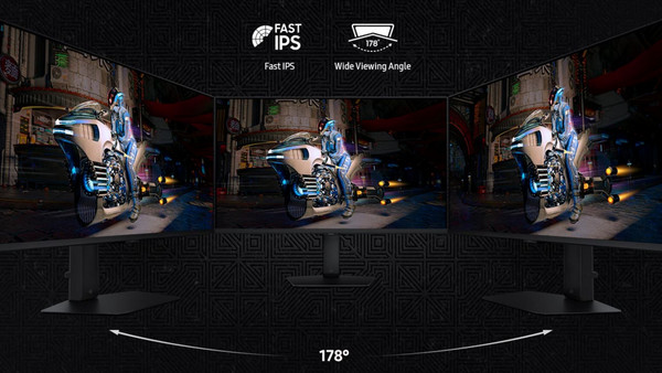 Samsung Odyssey G7 G70D LS27DG702 IPS HDR Smart Gaming Monitor 27" 3840x2160 4K UHD 144Hz 1ms: 3. Άμεση απόκριση 1ms και ζωντανά χρώματα IPS