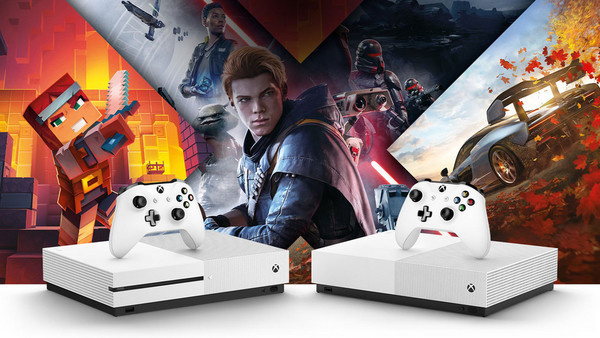 Microsoft Xbox One S 1TB: Προεγκατάσταση παιχνιδιών