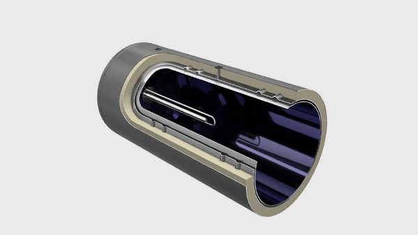 Calpak Mark 5 Ηλιακός Θερμοσίφωνας 125lt 2.1m² Glass Διπλής Ενέργειας: Υψηλή απόδοση συλλέκτη