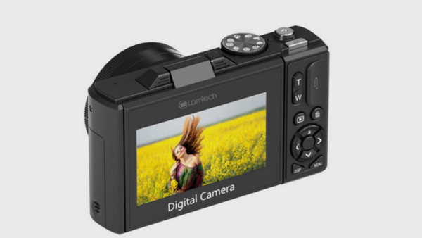 Lamtech 5K Flip Digital Camera Wi-Fi Black: Άμεση κοινοποίηση με ενσωματωμένο Wi-Fi
