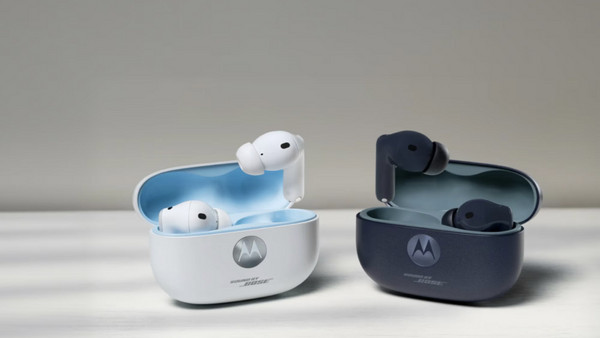 Motorola Moto Buds 2 Plus Ακουστικά Bluetooth In Ear Ανθεκτικά στο Νερό Pantone Silhouette: Αυτονομία & φόρτιση