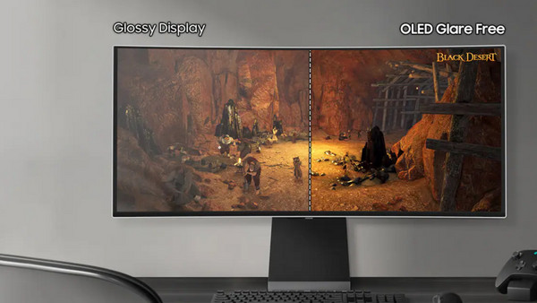 Samsung Odyssey G8 LS34DG850SU Ultrawide OLED HDR Curved Smart Gaming Monitor 34" 3440x1440 QHD 175Hz 0.03ms: Σχεδιασμός και συνδεσιμότητα