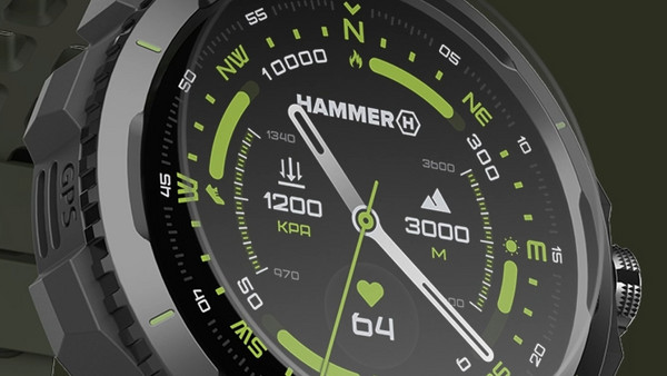 Hammer Watch 2 Black: Ευκρίνεια και ενέργεια για πολλές μέρες