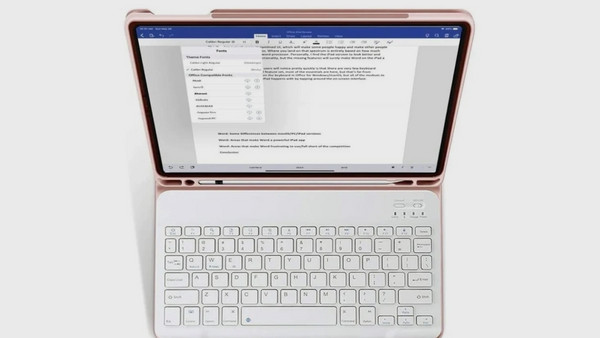 Tech-Protect Smart Case Pen Keyboard Pink: Παραγωγικότητα στο iPad