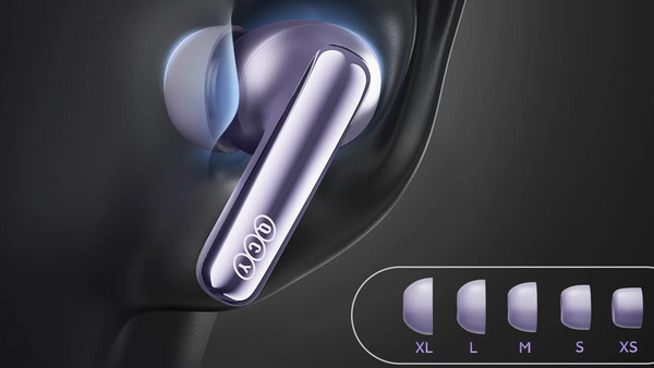 QCY N70 Ακουστικά Bluetooth In Ear Ανθεκτικά στο Νερό Titanium: Άνετη εφαρμογή και σταθερή σύνδεση