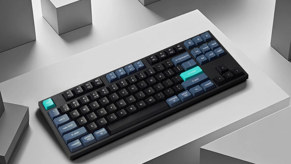 Keychron B33 Ασύρματο Μηχανικό Σετ Gaming Πληκτρολόγιο TenKeyLess με Keychron Scissor Διακόπτες Black: Τριπλή συνδεσιμότητα για ευελιξία