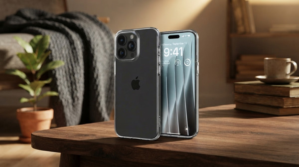 Spigen Crystal Flex Back Cover Crystal Clear: Crystal Clear σχεδιασμός