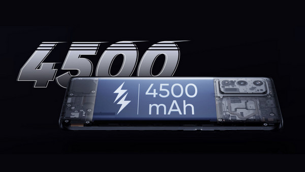 Realme GT 5G 128GB: Μπαταρία 4.500 mAh