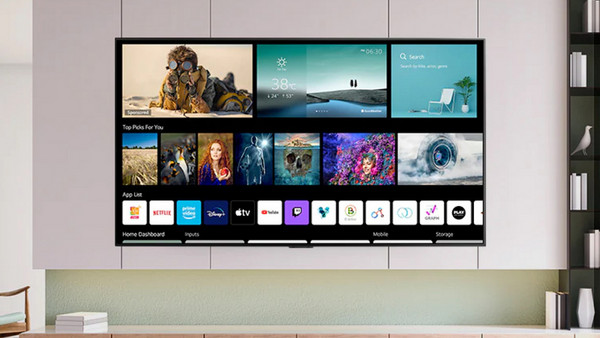 LG OLED55C14LB: Ανασχεδιασμένη αρχική οθόνη