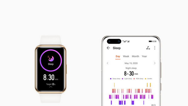 Huawei Watch Fit Pink: Τσεκάρει τον ύπνο σου