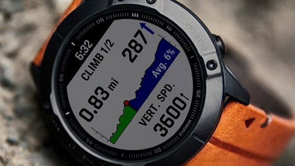 Garmin Fenix 6X Pro Black: Προγραμματιστής ανάβασης και λειτουργία Trendline