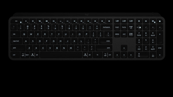 Logitech MX Keys Illuminated Graphite Ασύρματο Πληκτρολόγιο: Smart φωτισμός
