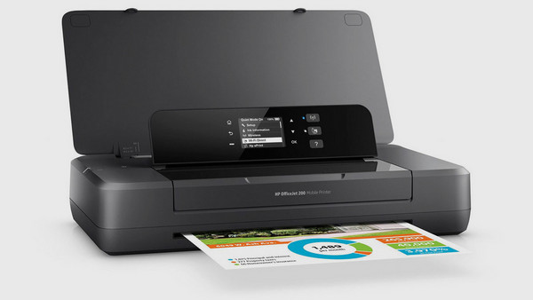 HP OfficeJet 200 Mobile Έγχρωμος Εκτυπωτής Θερμικός με Wi-Fi και Mobile Print: HP ePrint