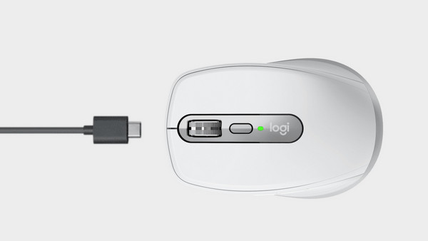 Logitech MX Anywhere 3 Ασύρματο Bluetooth Ποντίκι Graphite: Φόρτιση