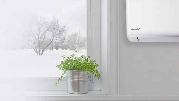 Aparat de aer condiționat cu inverter Toyotomi Umi Eco UTN/UTG-09AP, 9000 BTU A++/A+++, cu ionizator și Wi-Fi: Funcționare la 8 grade Celsius