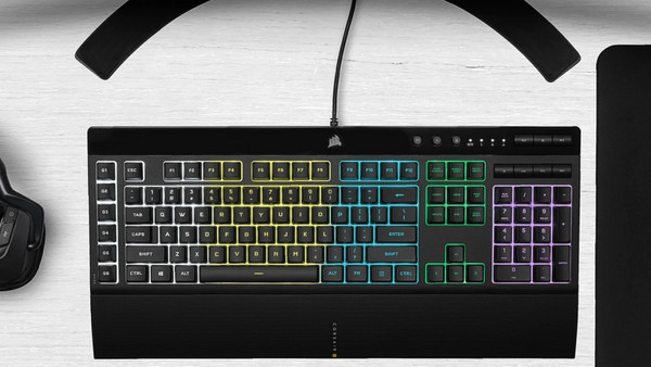 Corsair K55 Pro Gaming Πληκτρολόγιο RGB Black: Δυναμικός φωτισμός RGB