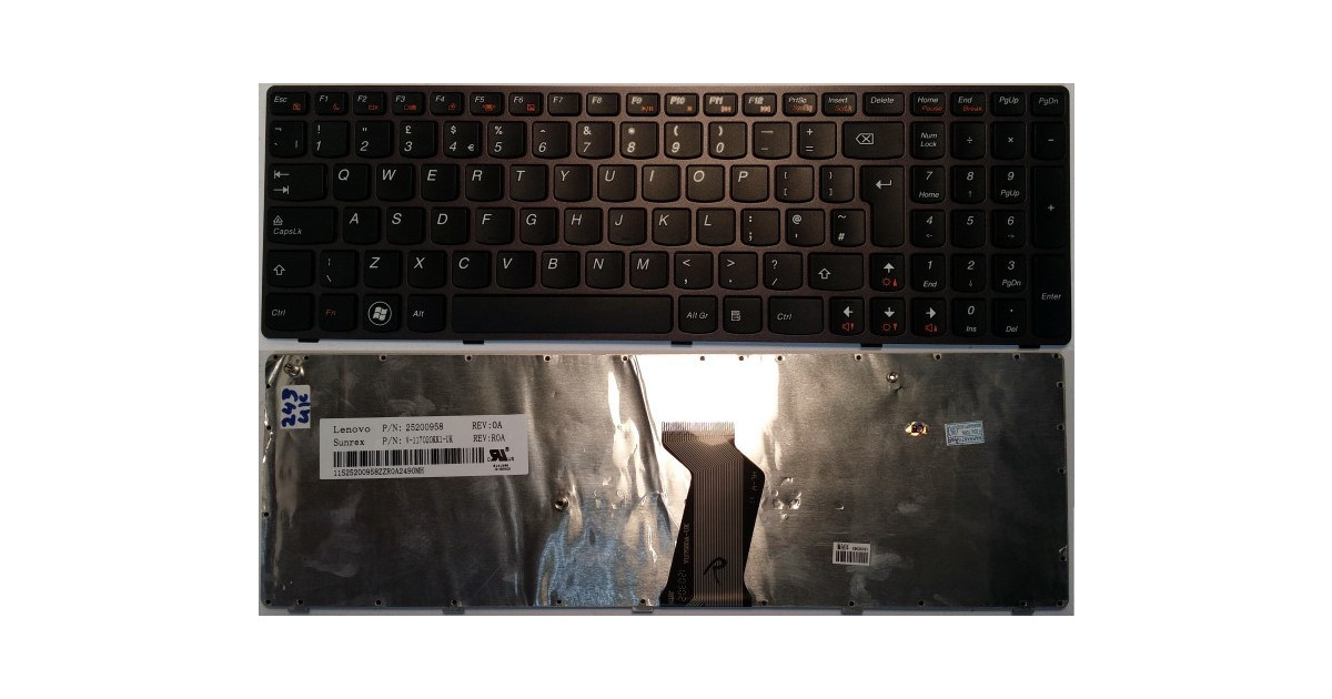 IBM 25206780 UK Laptop Keyboard