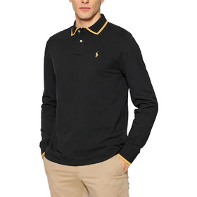 black and yellow ralph lauren polo shirt