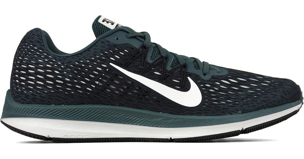 Nike Zoom Winflo 5 Grey Green Mens Running Shoes AA7406-011 - Sepsport