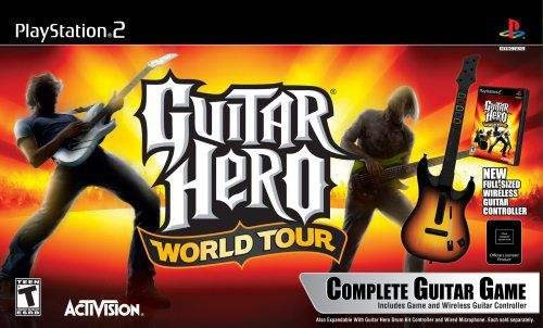 guitar hero world tour guitar bundle ps2