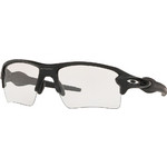 Oakley Flack 2.0 XL OO 9188 98 Αθλητικά Γυαλιά Ηλίου Μάσκα Κοκάλινα Μαύρα με Διαφανές Καθρέπτη Φακό