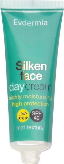 evdermia silken face day cream spf40