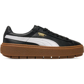 puma suede platform noir