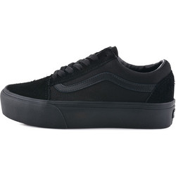 vans total black platform