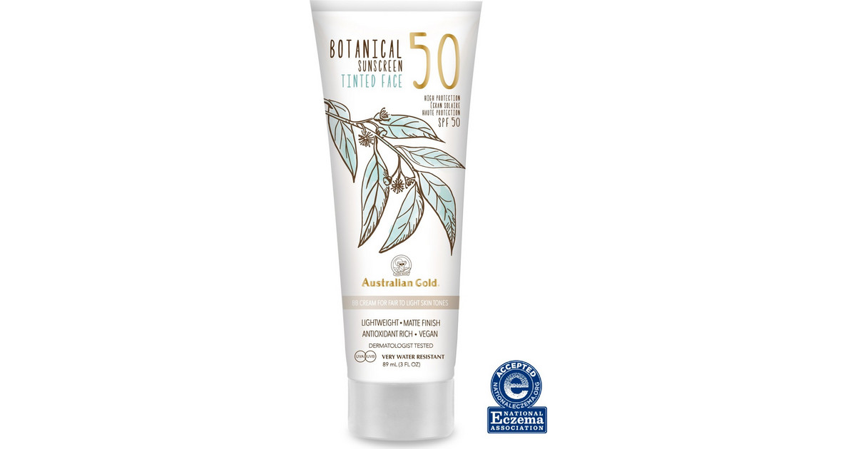 australian gold tinted face lotion spf50