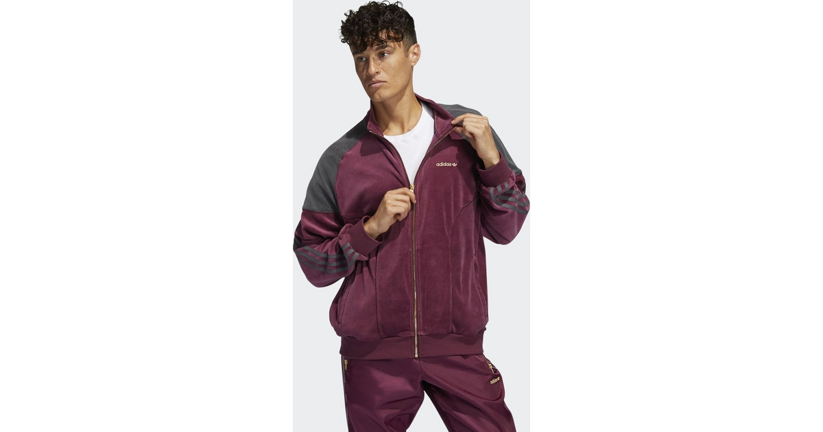 adidas firebird velour tracksuit