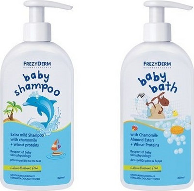 frezyderm baby bath and shampoo