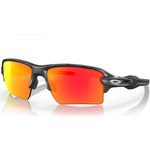 Oakley Flak 2.0 XL OO 9188 86 Αθλητικά Γυαλιά Ηλίου Μάσκα Κοκάλινα Μαύρα με Πορτοκαλί Καθρέπτη Φακό