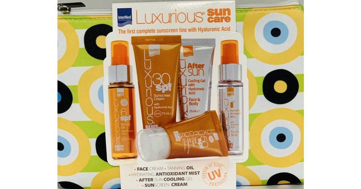 luxurious sun care set