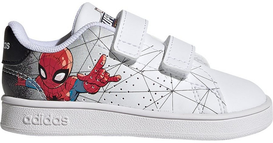 TENIS ADIDAS ADVANTAGE SPIDER MAN BLANCO FY9251