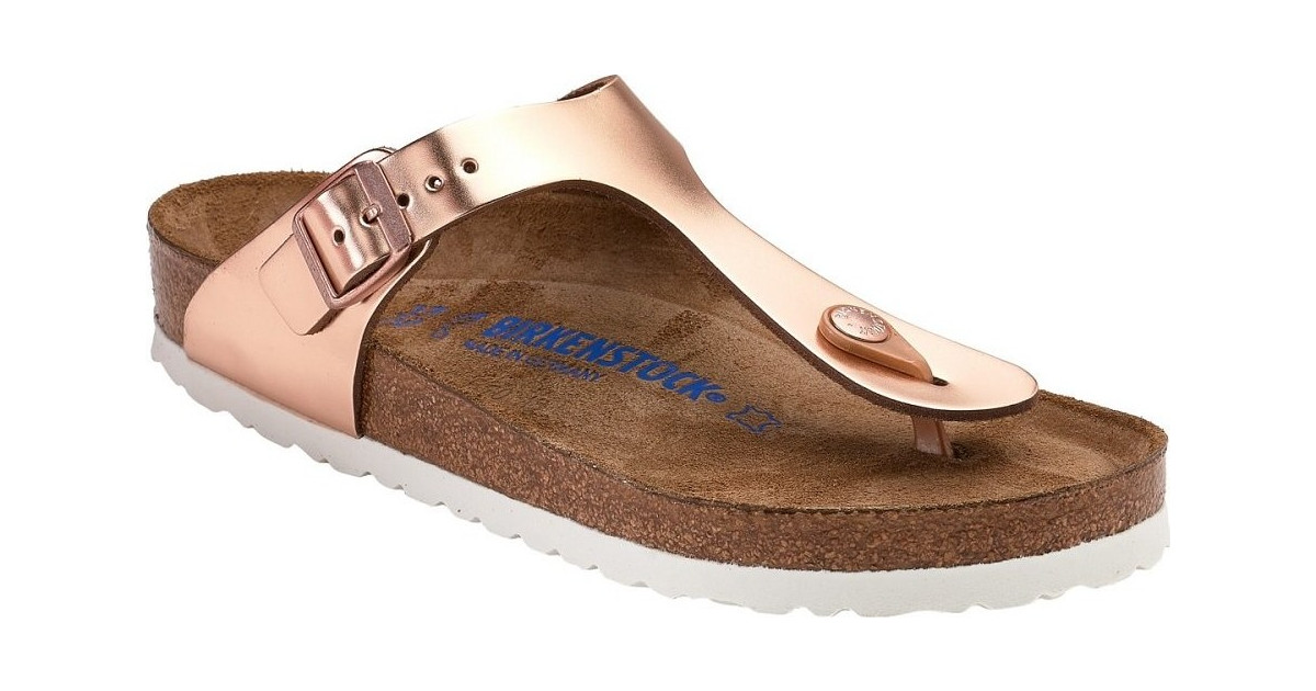 birkenstock gizeh spectral copper