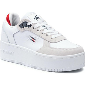 sneakers tommy hilfiger iconic flatform en0en01421 ivory ybi