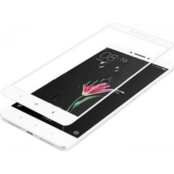 Xiaomi Mi Max 2 Full Cover Protection Tempered Glass Προστατευτικό οθόνης Λευκό (OEM)