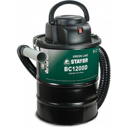 Stayer BC1200 Σκούπα Στάχτης 1200W με Κάδο 20lt