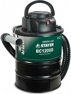 Stayer BC1200 Σκούπα Στάχτης 1200W με Κάδο 20lt