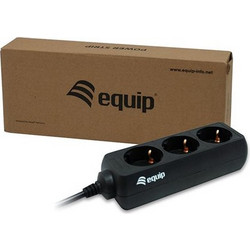 Equip Πολύμπριζο για UPS 3 θέσεων IEC 320, 1,80m Μαύρο