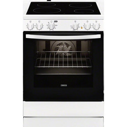 Zanussi ZCV65050WA Κουζίνα Ηλεκτρική 72lt με Κεραμικές Εστίες 59.6cm