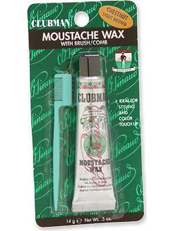 Clubman Chestnut Light Brown Moustache Κερί για Γένια 14gr