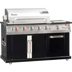 Landmann Avalon PTS 6.1+ Ψησταριά Υγραερίου με 4 Εστίες και Πλαϊνό Μάτι 14.4kW Επιφάνειας 91x45.5cm