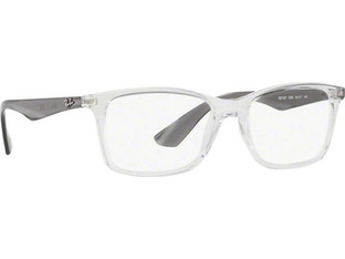 Ray-Ban RB7047 5768 Ανδρικός Σκελετός Γυαλιών Οράσεως Κοκάλινος Μαύρος Διαφανές