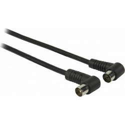 EDM Καλώδιο Κεραίας Coax Male to Coax Female 2.5m Black