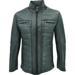 Leather 100 05-M-SIR Ανδρικό Μπουφάν Πράσινο